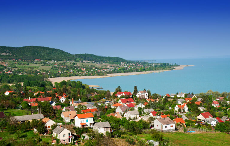 Little village at Lake Balaton,Hungary