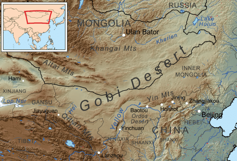 Gobi-Desert-Map