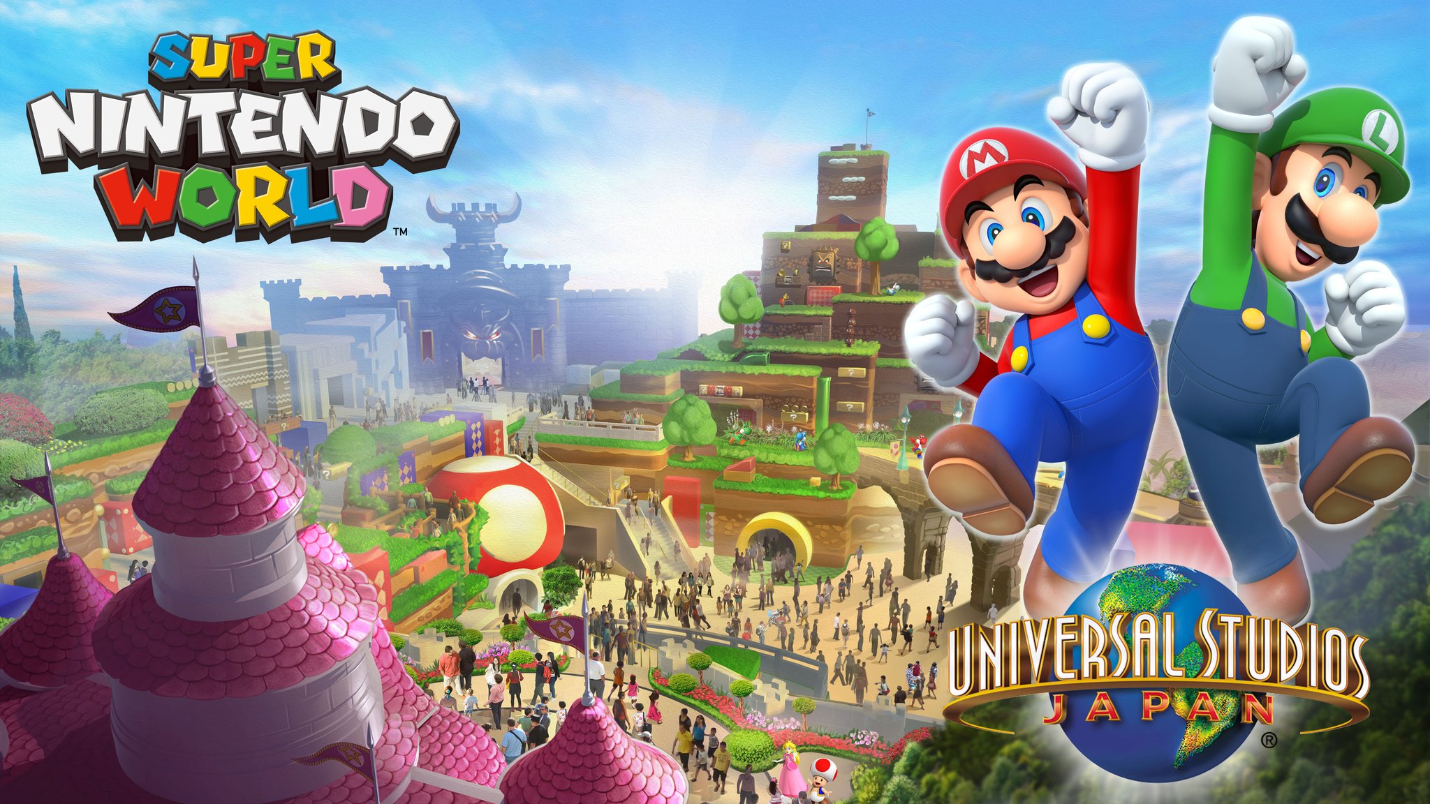 Super Nintendo world at Universal Studio Japan 2022
